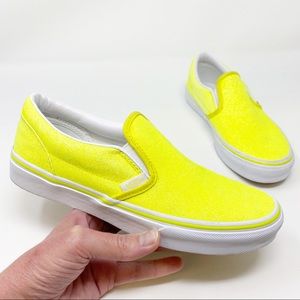 solid yellow vans